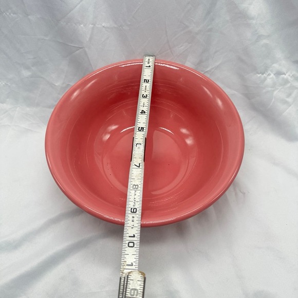 VTG Fiesta Ware Rose Pink 2 quart casserole - Picture 8 of 9
